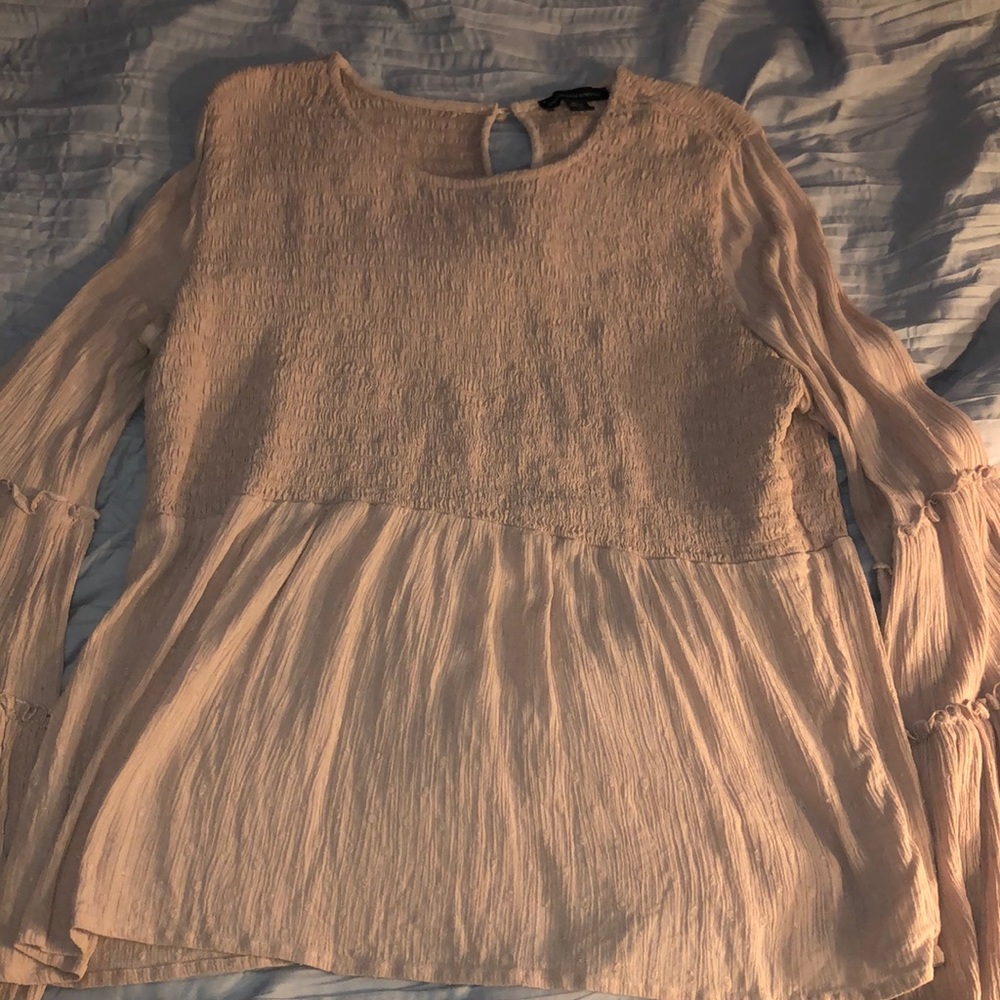 Baby pink babydoll top